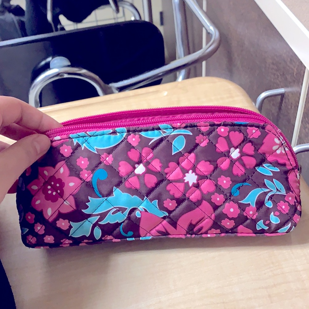 Pink pencil pouch